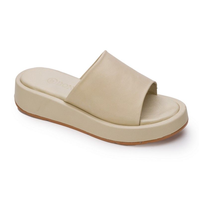 222414-beige Сабо жен.кожа-кожа бежевый